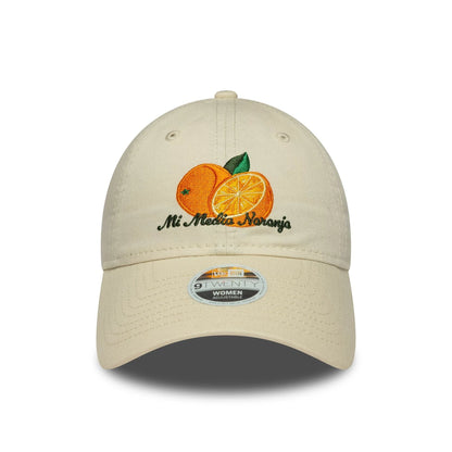 This is a Womens New Era Phrase Cream 9TWENTY Adjustable Cap 2