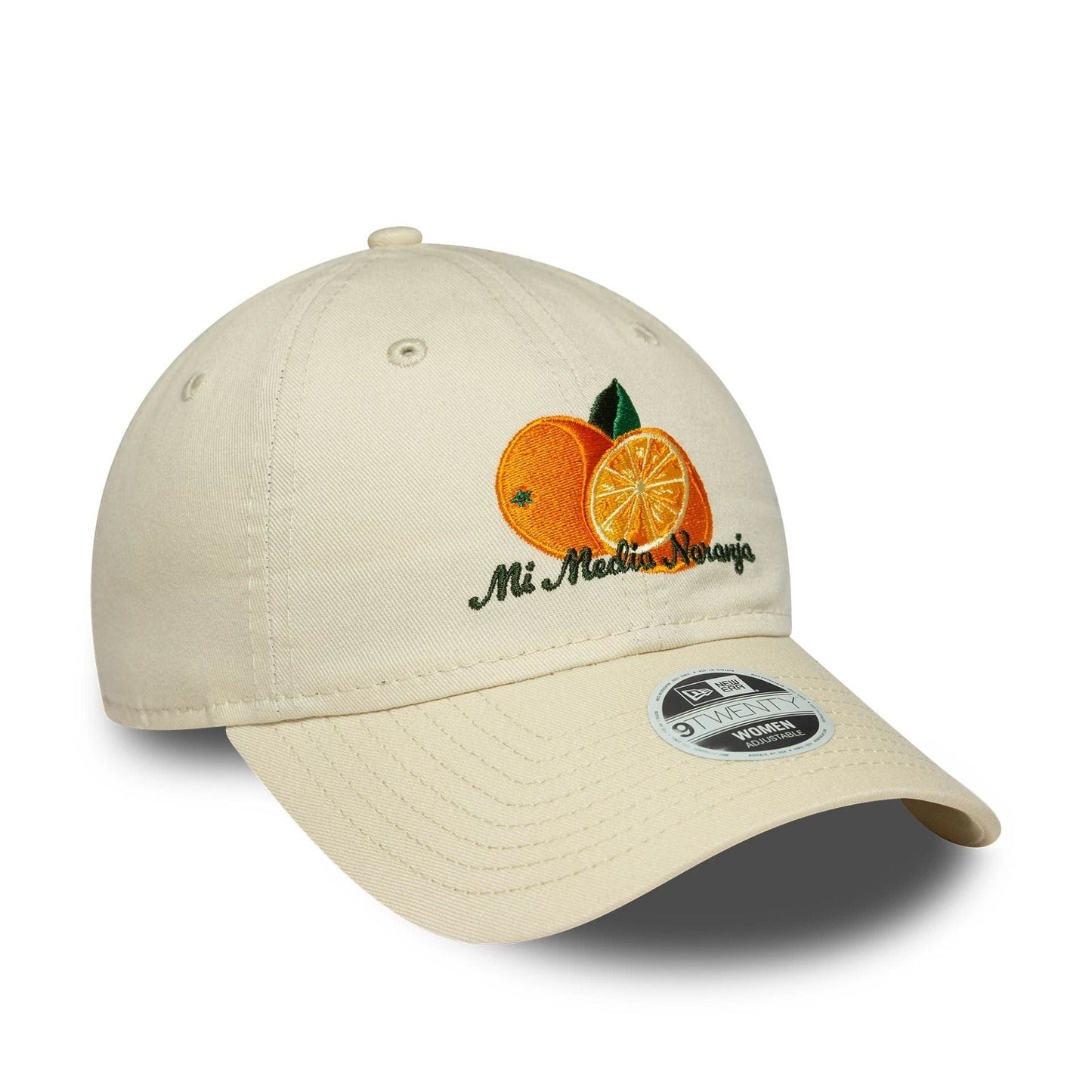 This is a Womens New Era Phrase Cream 9TWENTY Adjustable Cap 3