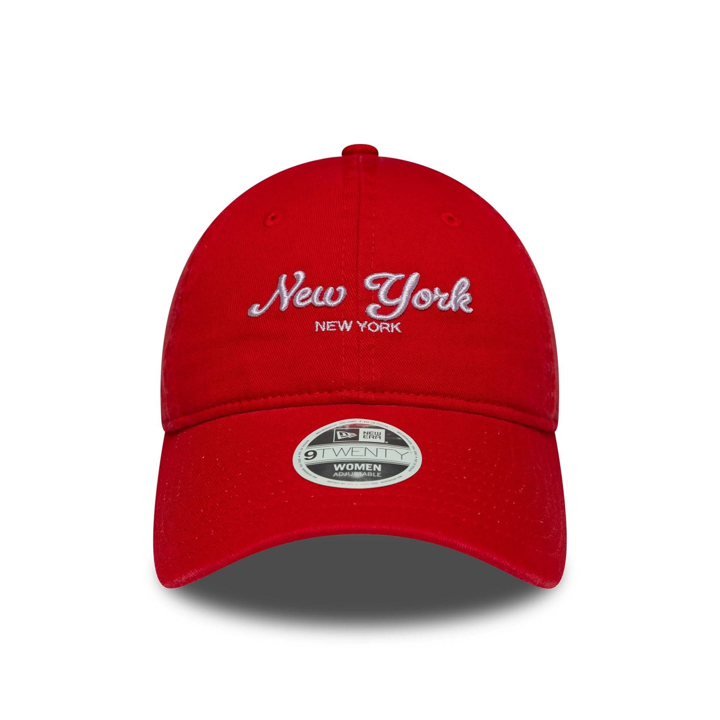 This is a Womens New Era City Red 9TWENTY Adjustable Cap 2