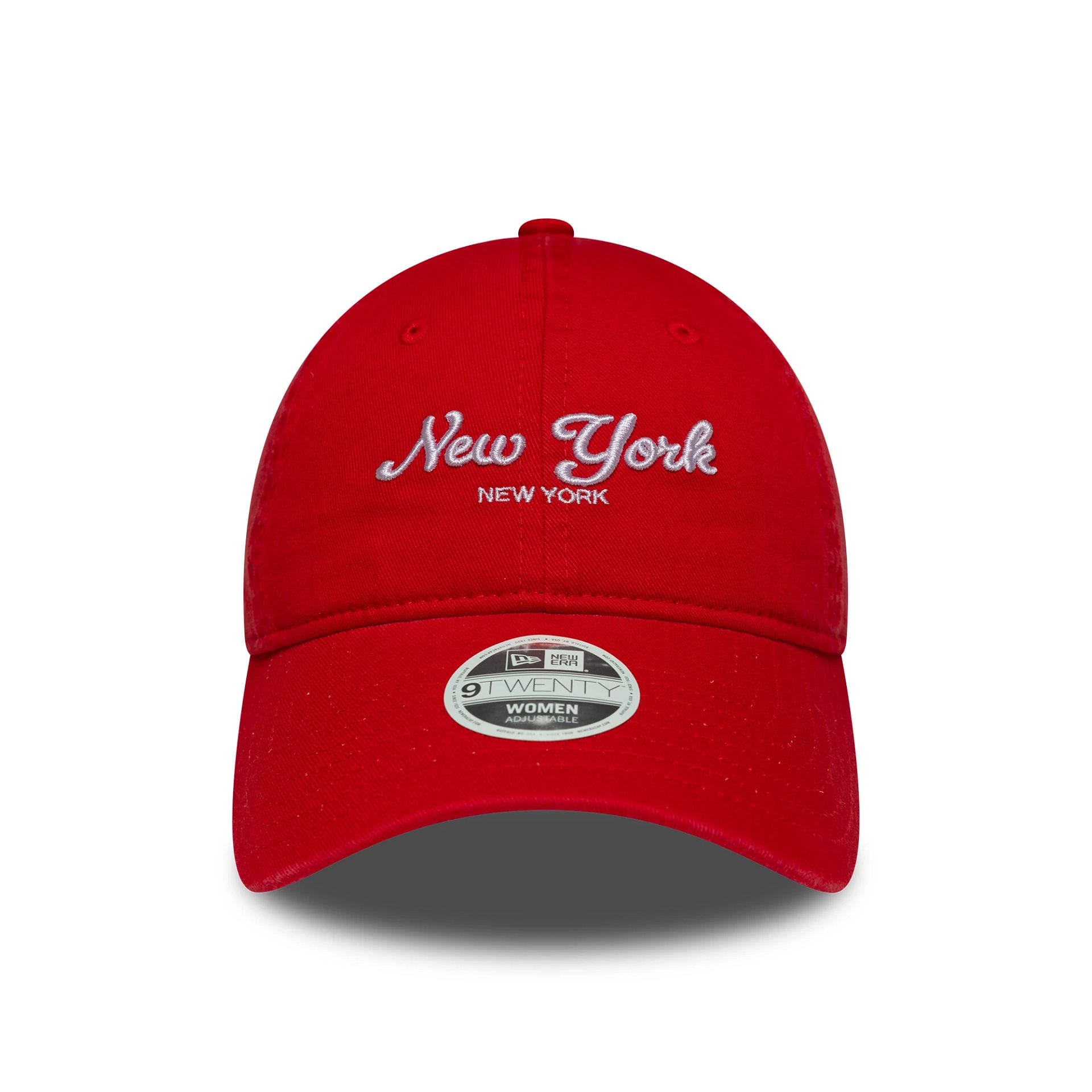 This is a Womens New Era City Red 9TWENTY Adjustable Cap 2