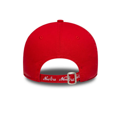 This is a Womens New Era City Red 9TWENTY Adjustable Cap 4