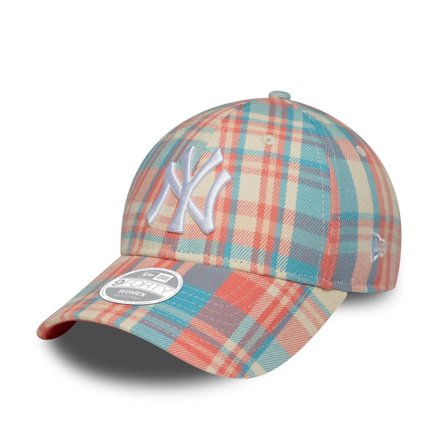 Pink Gucci X New Era Womens MLB Check New York Yankees Pastel Pink