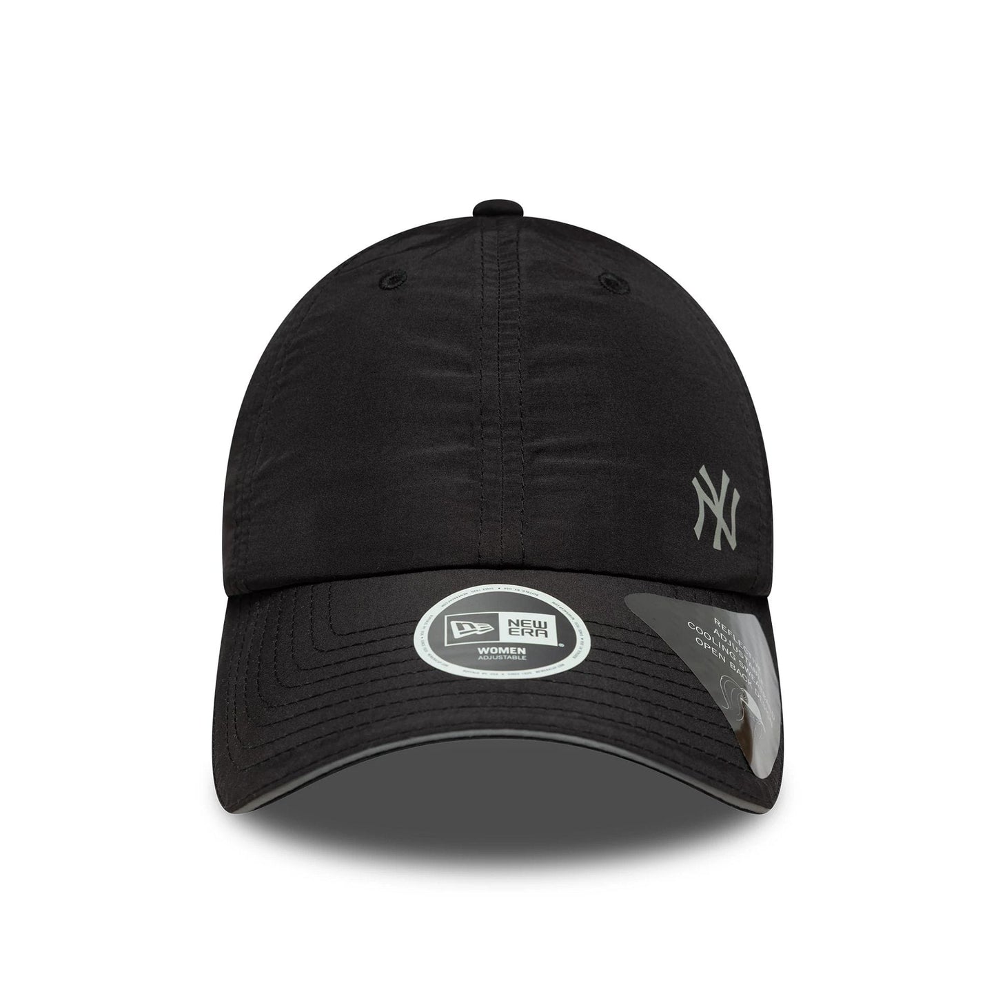 This is a New York Yankees Womens MLB Flawless Black Pony Tail Adjustable Cap 3