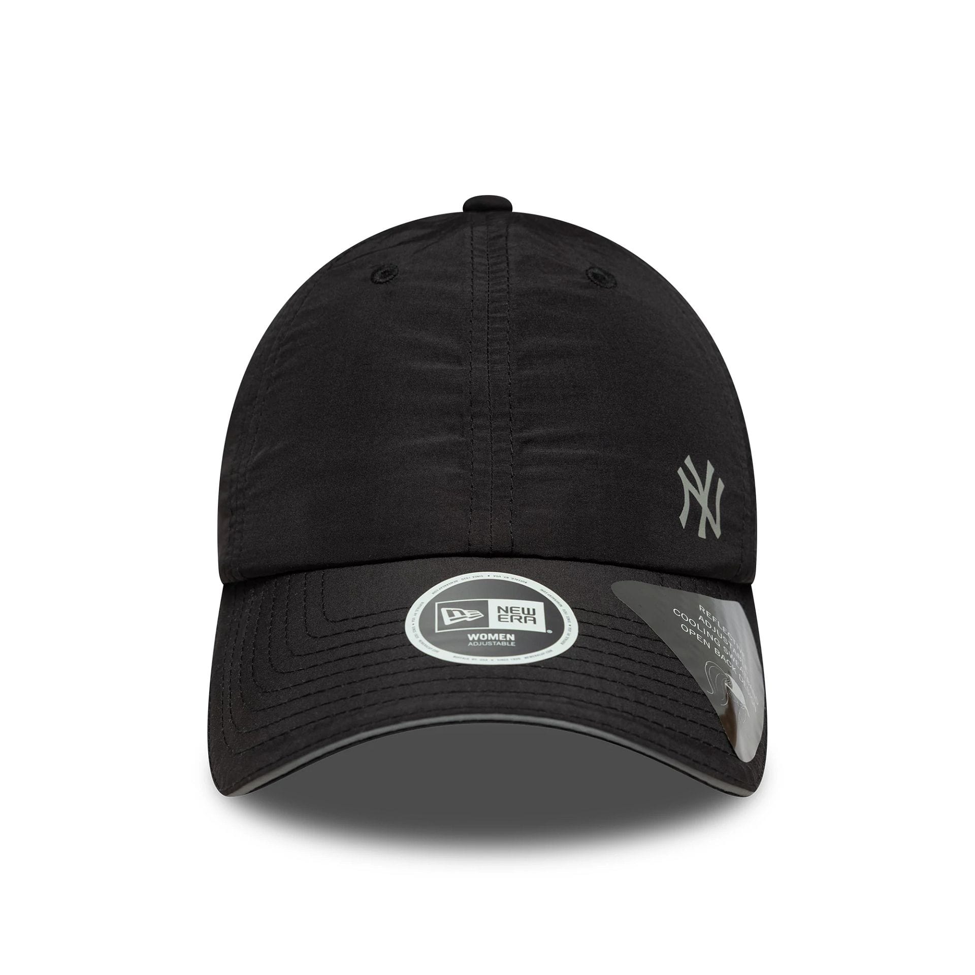 This is a New York Yankees Womens MLB Flawless Black Pony Tail Adjustable Cap 3