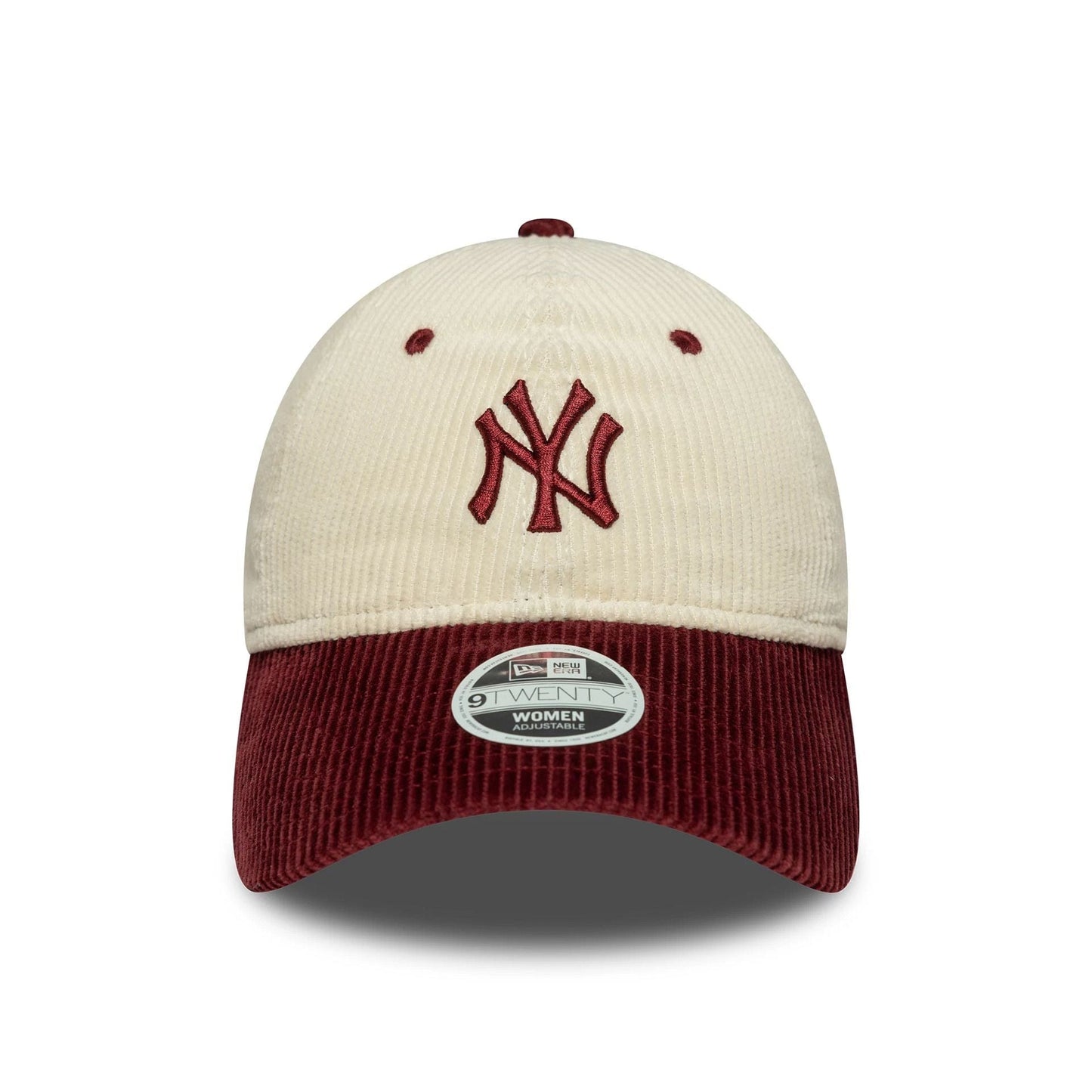 This is a New York Yankees Womens MLB Block Cord Cream 9TWENTY Adjustable Cap 2