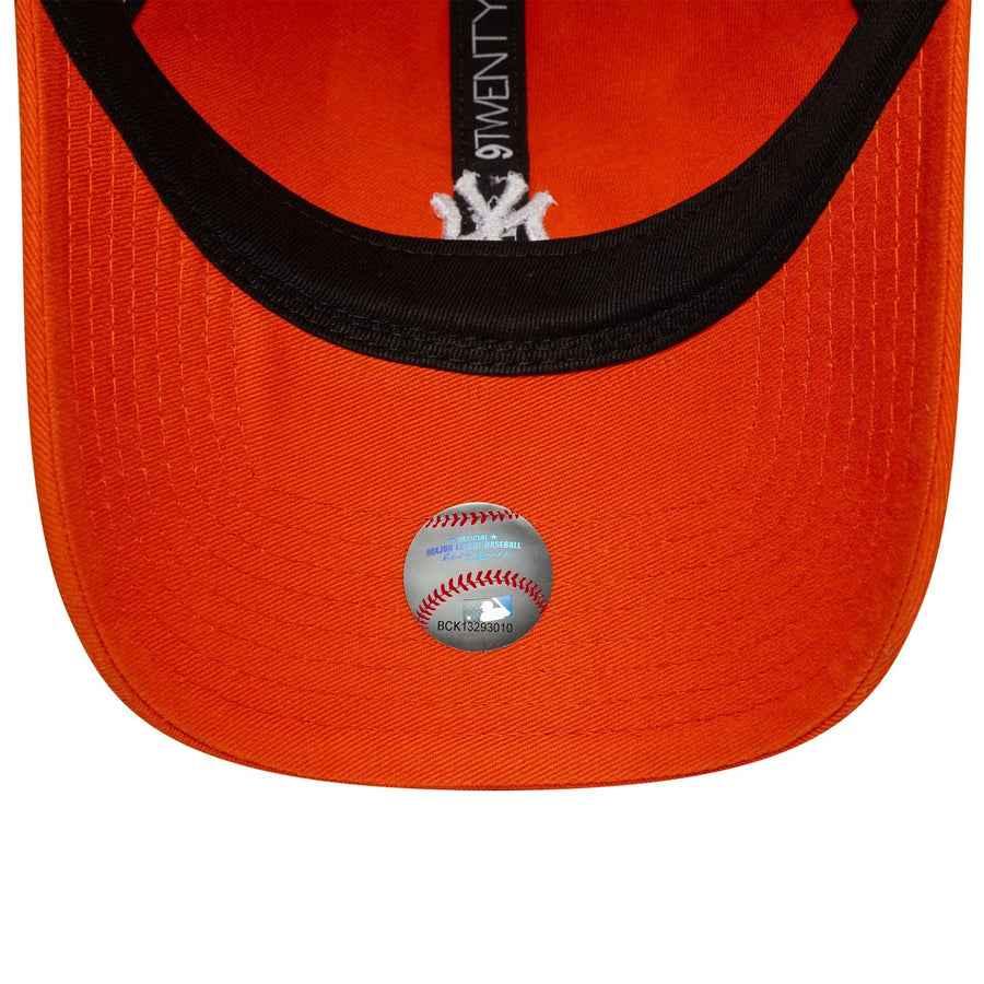 This is a New York Yankees MLB Mini Logo Orange 9TWENTY Adjustable Cap 5