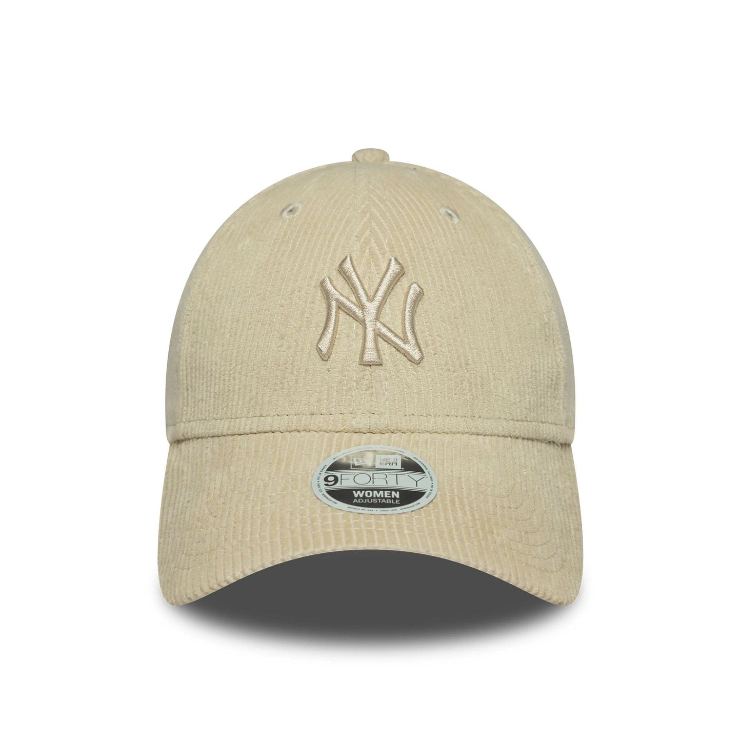 This is a New York Yankees Womens MLB Cord Cream 9FORTY Adjustable Cap 2