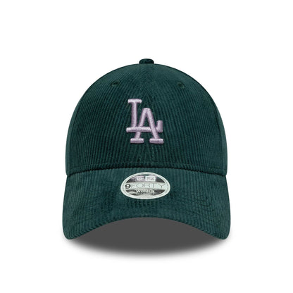 This is a LA Dodgers Womens MLB Cord Dark Green 9FORTY Adjustable Cap 2
