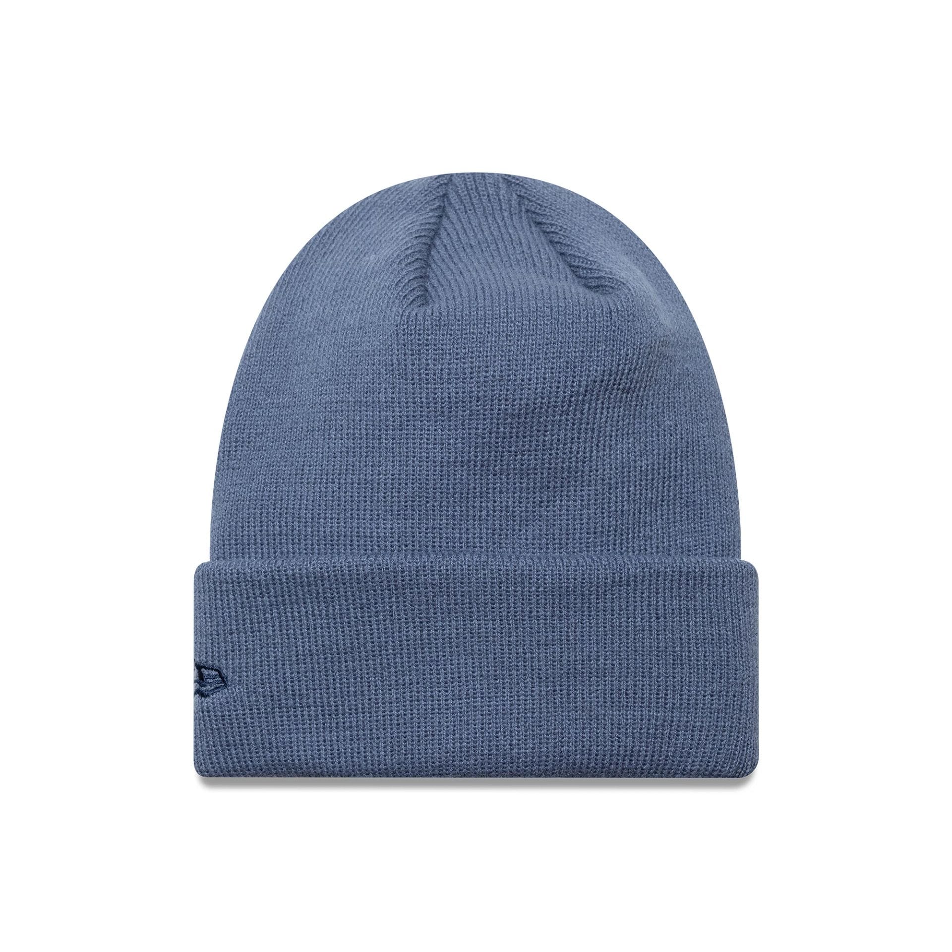 This is a New York Yankees Youth MLB League Essential Dark Blue Cuff Knit Beanie Hat 2