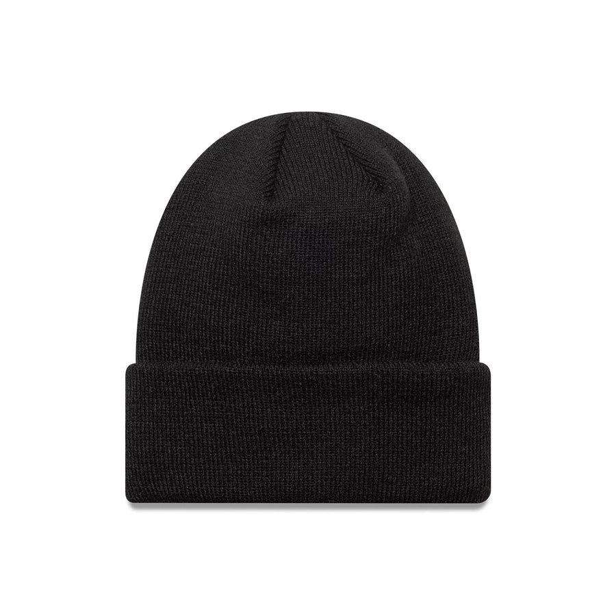 This is a New York Yankees Youth MLB League Essential Black Cuff Knit Beanie Hat 2