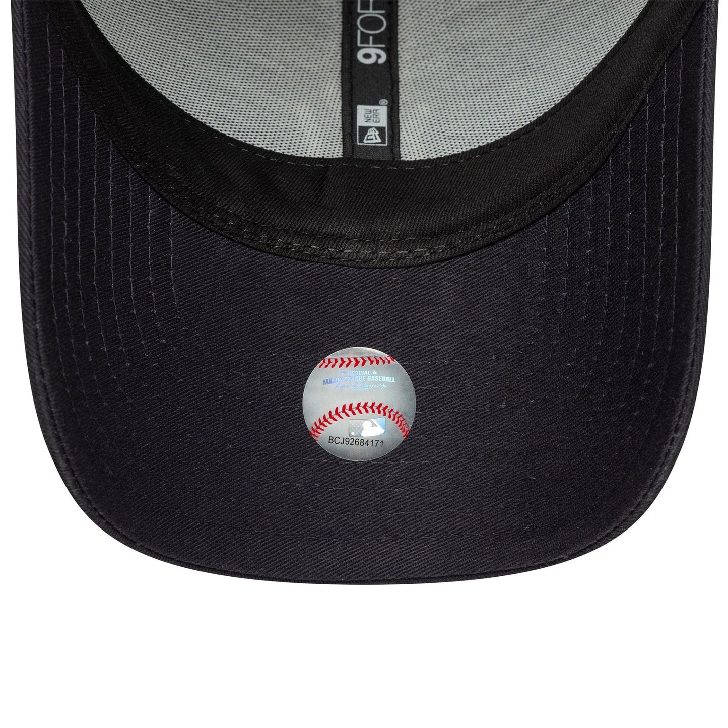 This is a New York Yankees MLB Homefield Navy 9FORTY Trucker Adjustable Cap 5