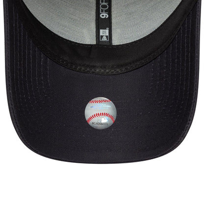 This is a New York Yankees MLB Homefield Navy 9FORTY Trucker Adjustable Cap 5