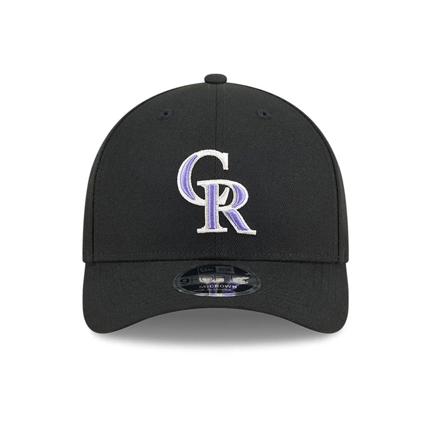 This is a Colorado Rockies MLB 2025 Hall Of Fame Black 9FORTY M-Crown Adjustable Cap 3