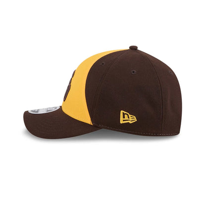 This is a San Diego Padres MLB 2025 Hall Of Fame Dark Brown 9FORTY M-Crown Adjustable Cap 6