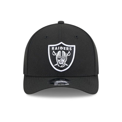 Pictured is this NFL Team Las Vegas Raiders 9FORTY M-Crown cap in black. 3