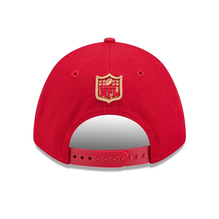 Pictured is this NFL Team San Francisco 49ers 9FORTY M-Crown cap in red. 5