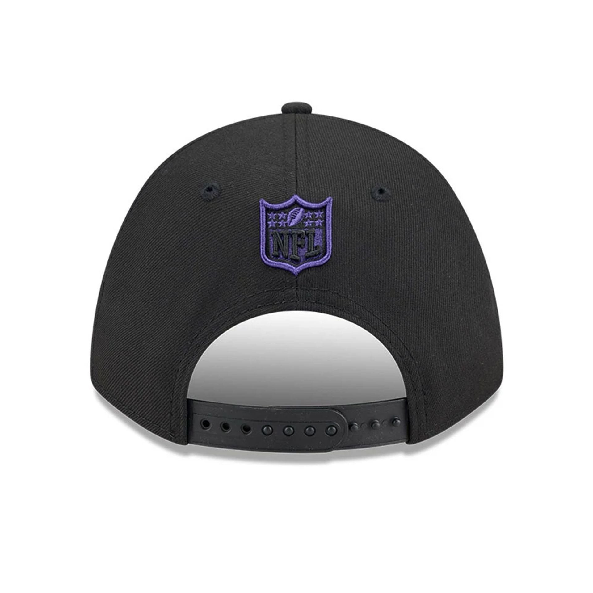 Pictured is this NFL Team Baltimore Ravens 9FORTY M-Crown cap in black. 5