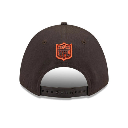 Pictured is this NFL Team Cleveland Browns 9FORTY M-Crown cap in dark brown. 5