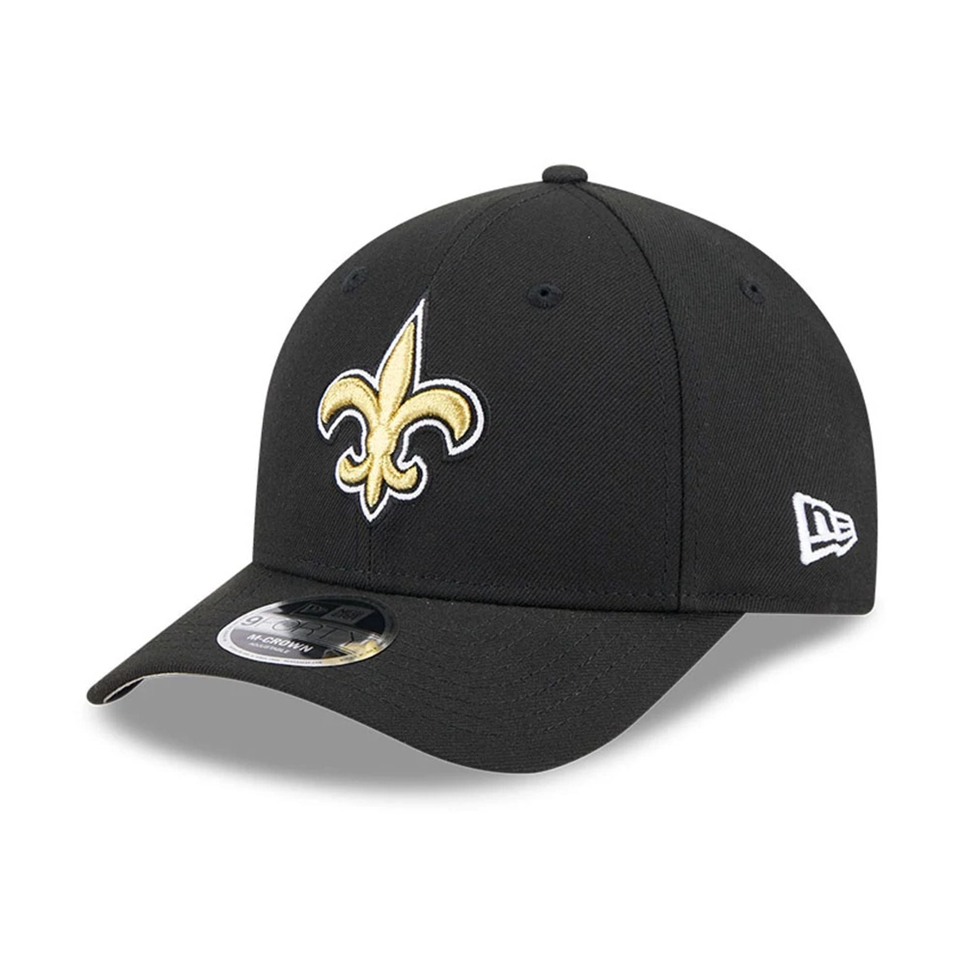 Pictured is this NFL Team New Orleans Saints 9FORTY M-Crown cap in black. 1