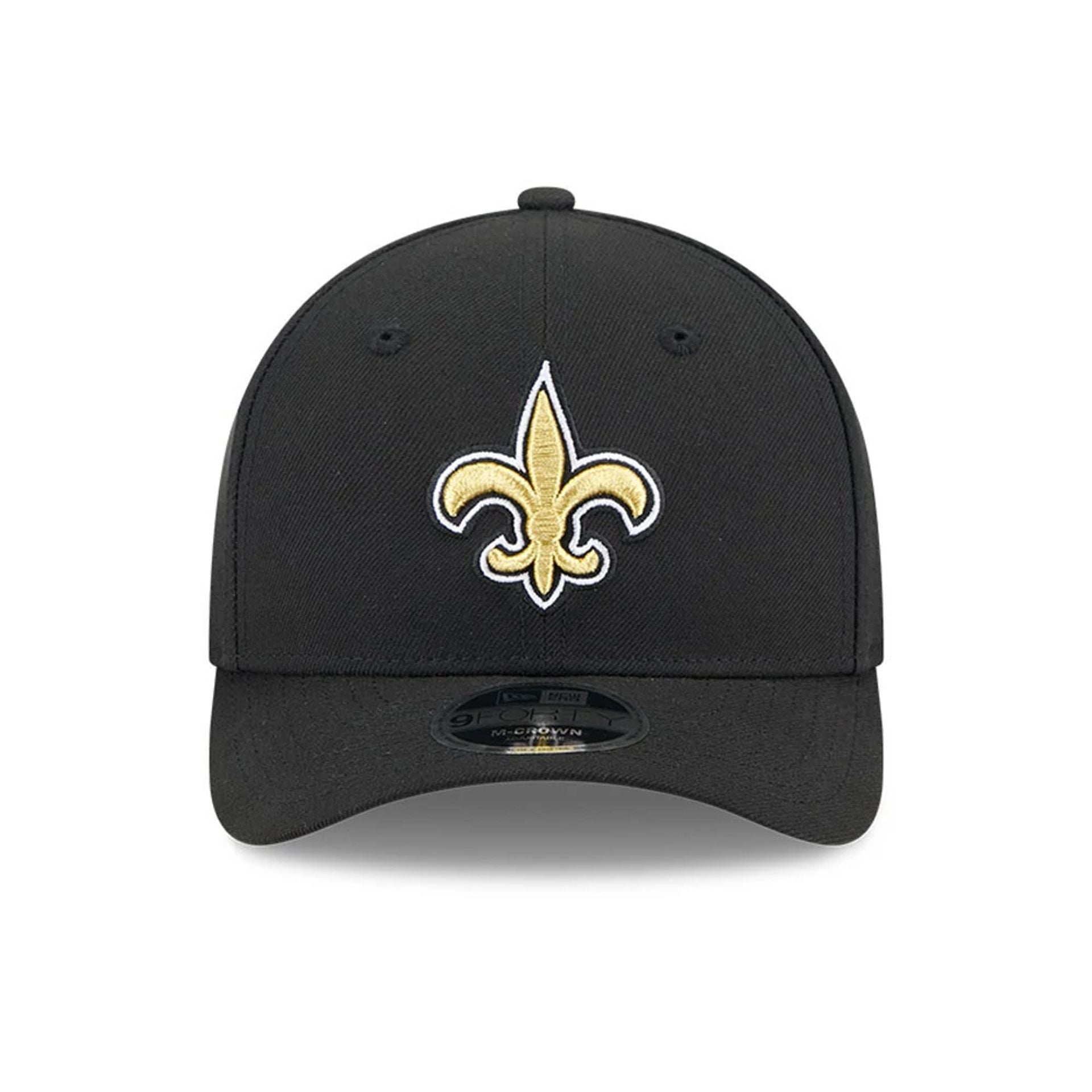 Pictured is this NFL Team New Orleans Saints 9FORTY M-Crown cap in black. 3