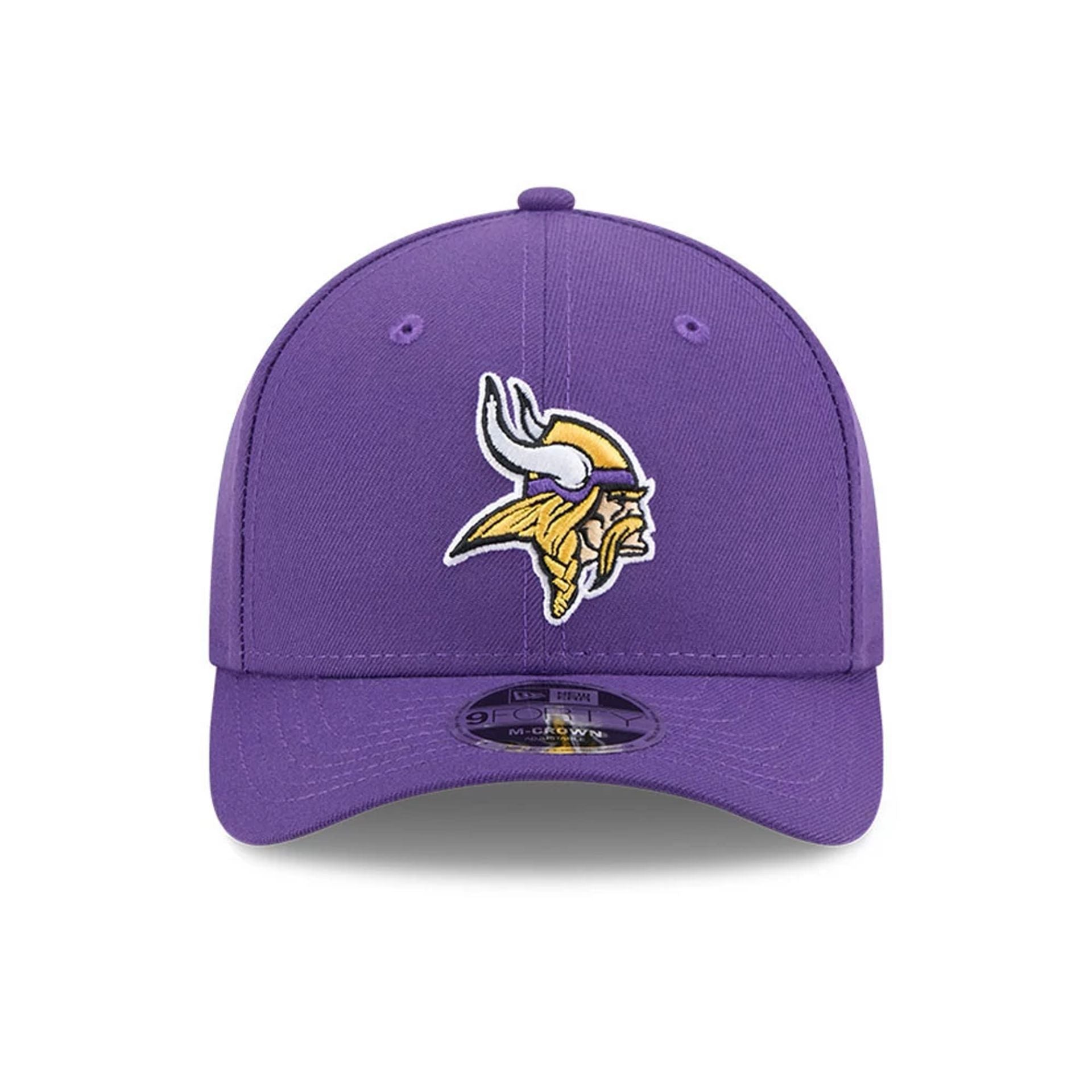 Pictured is this NFL Team Minnesota Vikings 9FORTY M-Crown cap in purple. 3