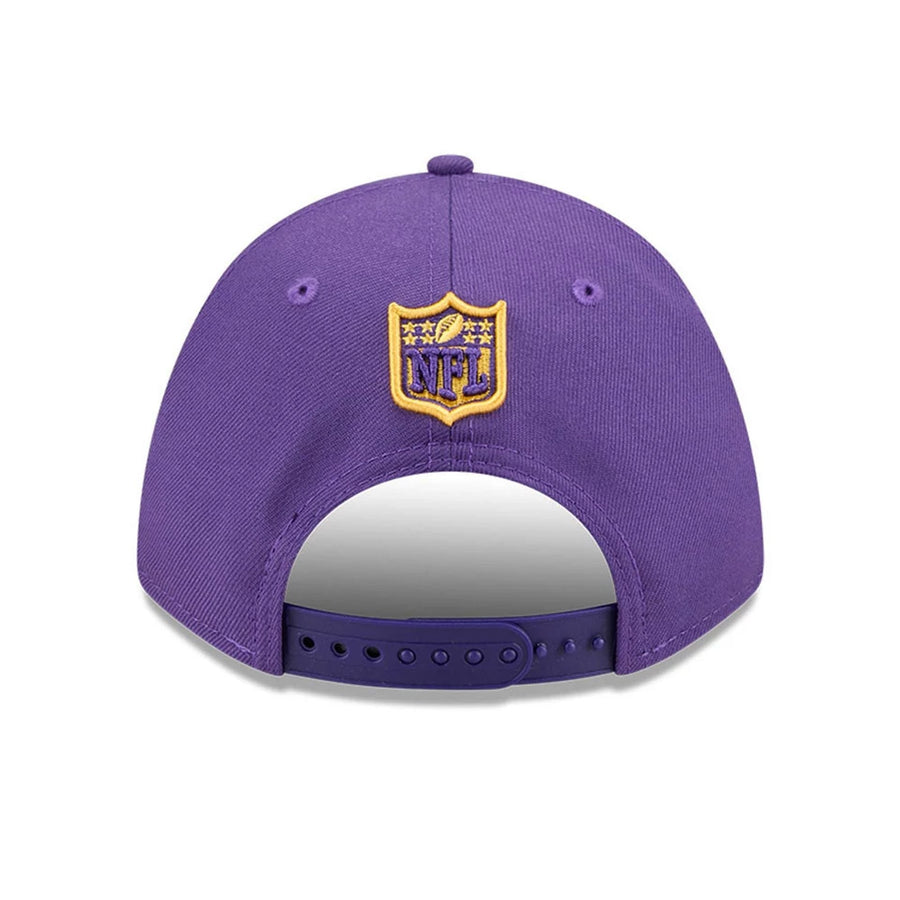 Pictured is this NFL Team Minnesota Vikings 9FORTY M-Crown cap in purple. 5