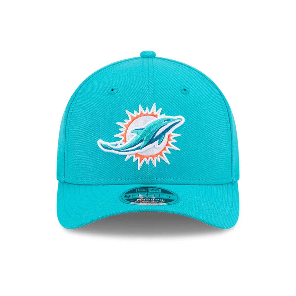 Pictured is this NFL Team Miami Dolphins 9FORTY M-Crown cap in turquoise. 3