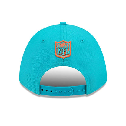 Pictured is this NFL Team Miami Dolphins 9FORTY M-Crown cap in turquoise. 5
