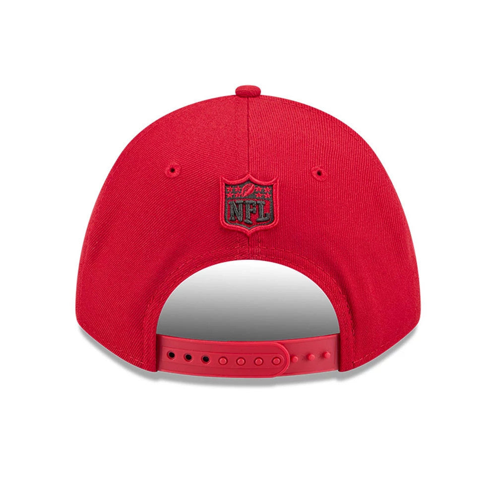 Pictured is this NFL Team Tampa Bay Buccaneers 9FORTY M-Crown cap in red. 5