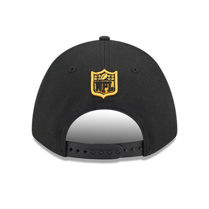 Pictured is this NFL Team Pittsburgh Steelers 9FORTY M-Crown cap in black. 5