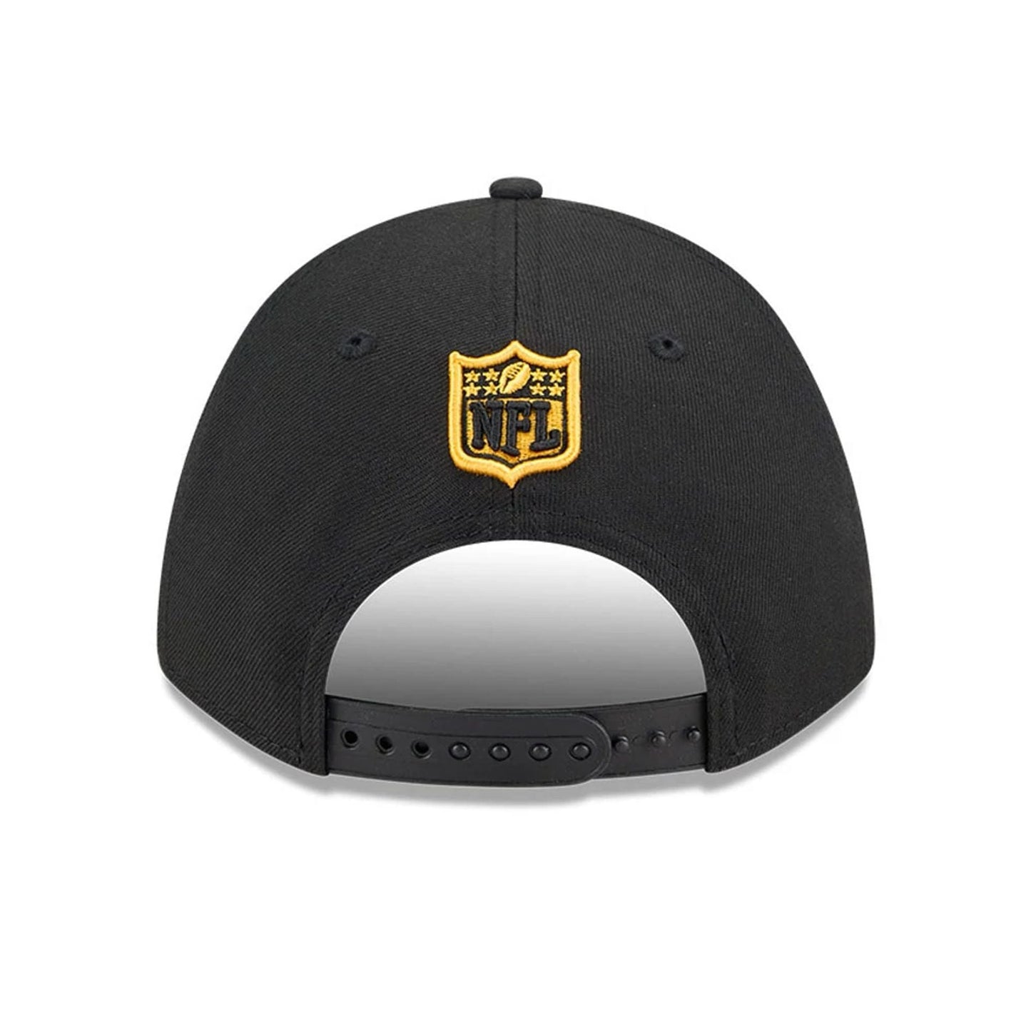 Pictured is this NFL Team Pittsburgh Steelers 9FORTY M-Crown cap in black. 5