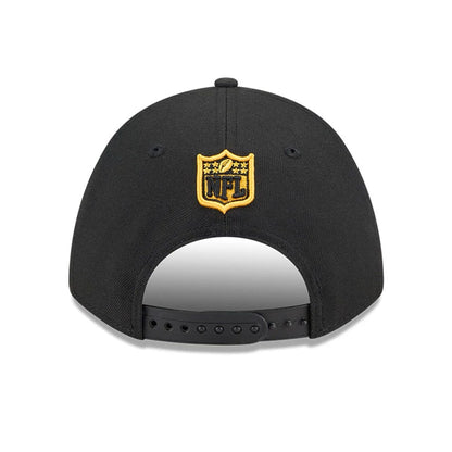 Pictured is this NFL Team Pittsburgh Steelers 9FORTY M-Crown cap in black. 5