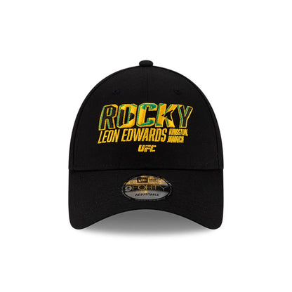 This is a UFC Ultimate Fighting Leon Edwards Black 9FORTY Adjustable Cap 2
