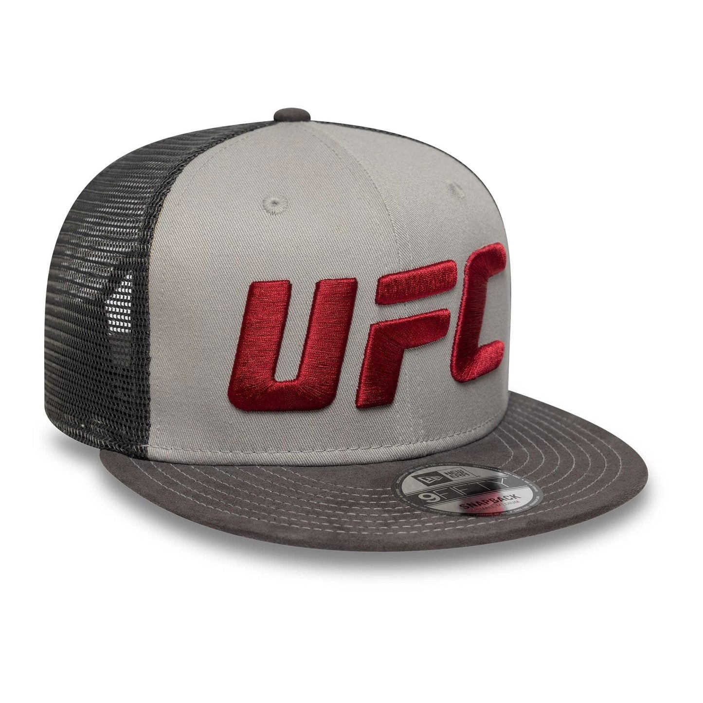 This is a UFC Ultimate Fighting Suede Grey 9FIFTY Snapback Adjustable Cap 3