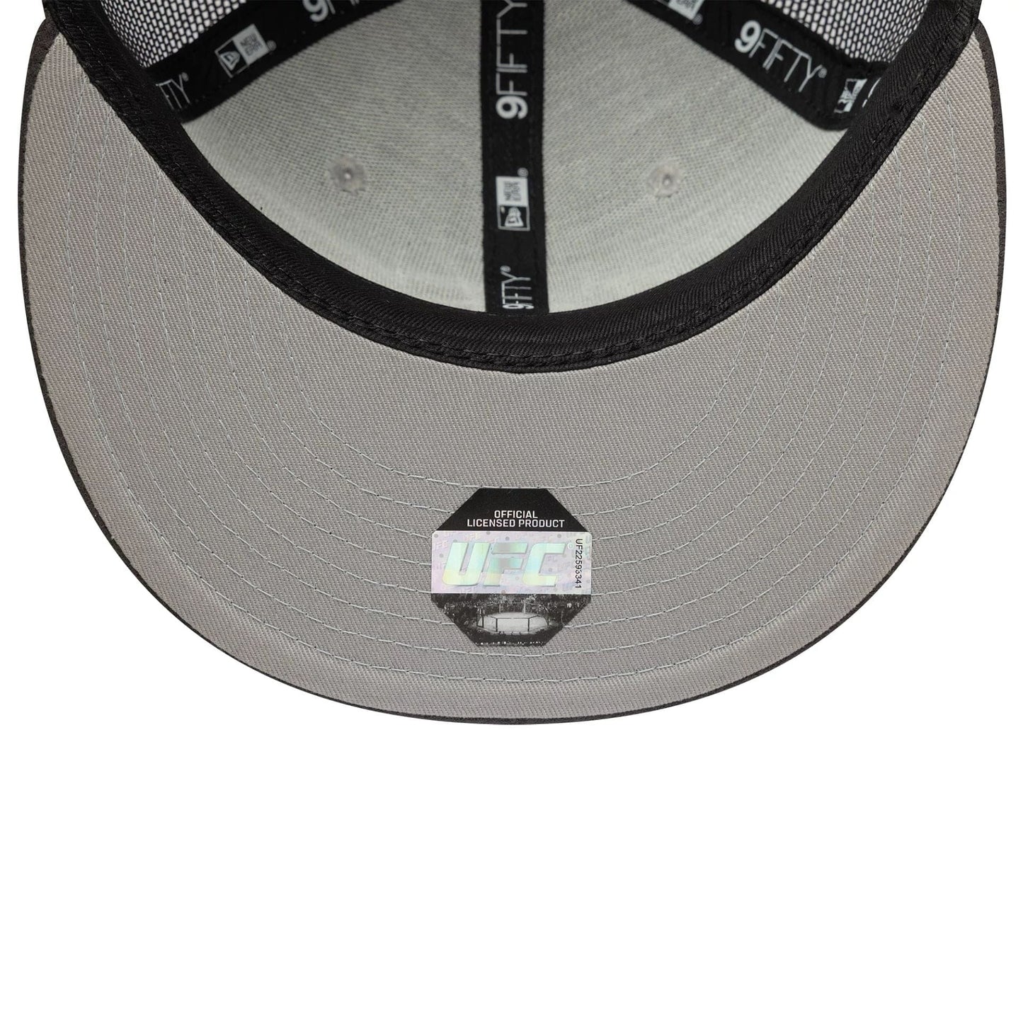This is a UFC Ultimate Fighting Suede Grey 9FIFTY Snapback Adjustable Cap 7