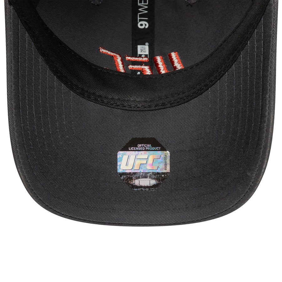 This is a UFC Ultimate Fighting Oil Wash Dark Grey 9TWENTY Adjustable Cap 7