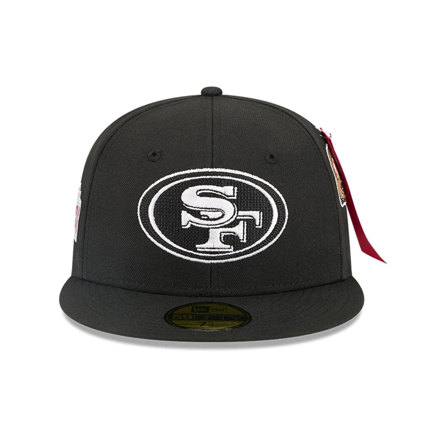 This is a San Francisco 49ers NFL x Alpha Black 59FIFTY Fitted Cap 3