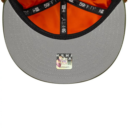 This is a Kansas City Chiefs NFL x Alpha Green Dogear 59FIFTY Fitted Cap 2