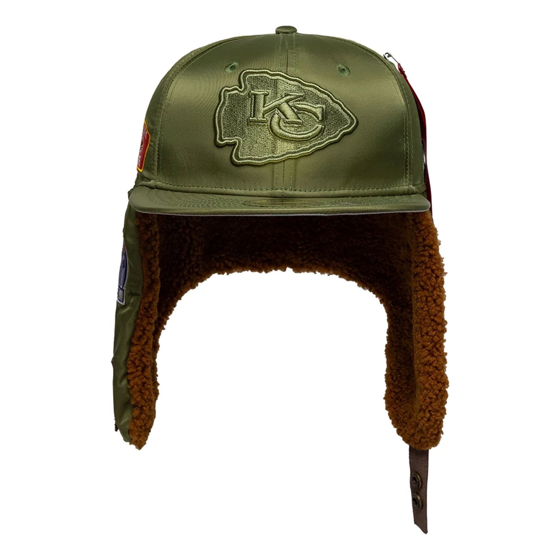 This is a Kansas City Chiefs NFL x Alpha Green Dogear 59FIFTY Fitted Cap 9