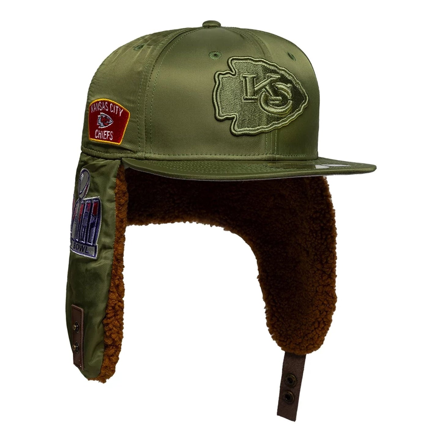 This is a Kansas City Chiefs NFL x Alpha Green Dogear 59FIFTY Fitted Cap 10