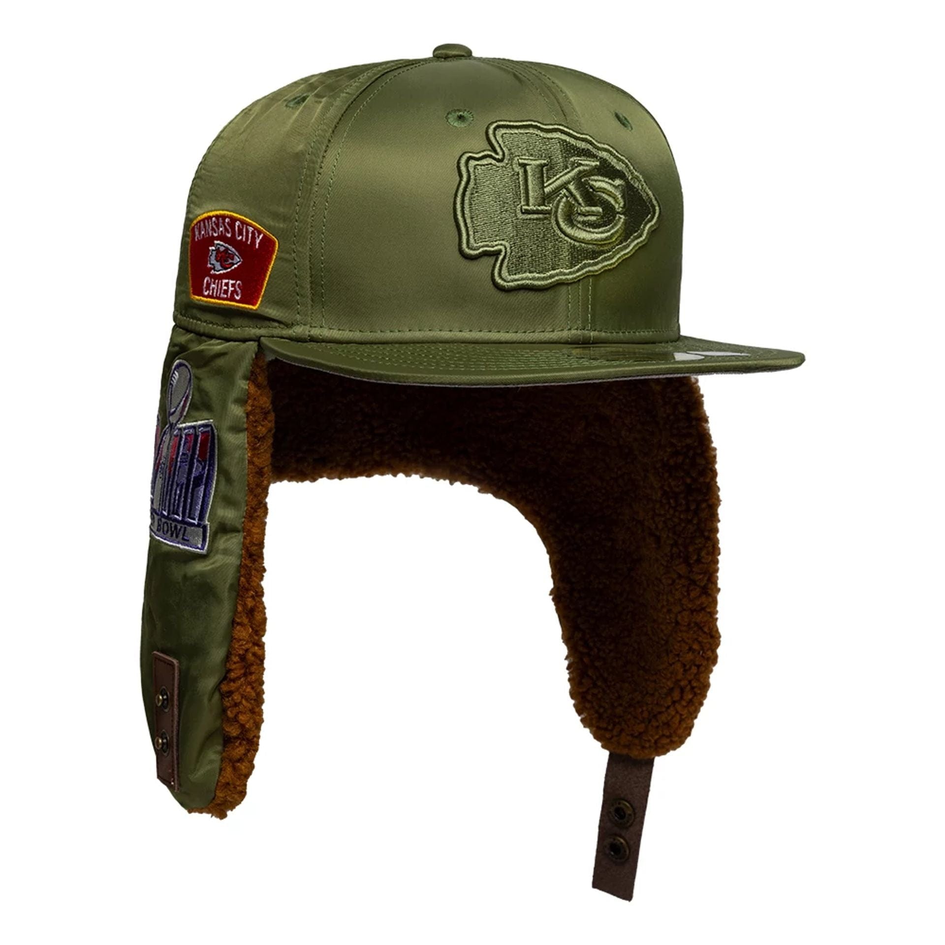 This is a Kansas City Chiefs NFL x Alpha Green Dogear 59FIFTY Fitted Cap 10