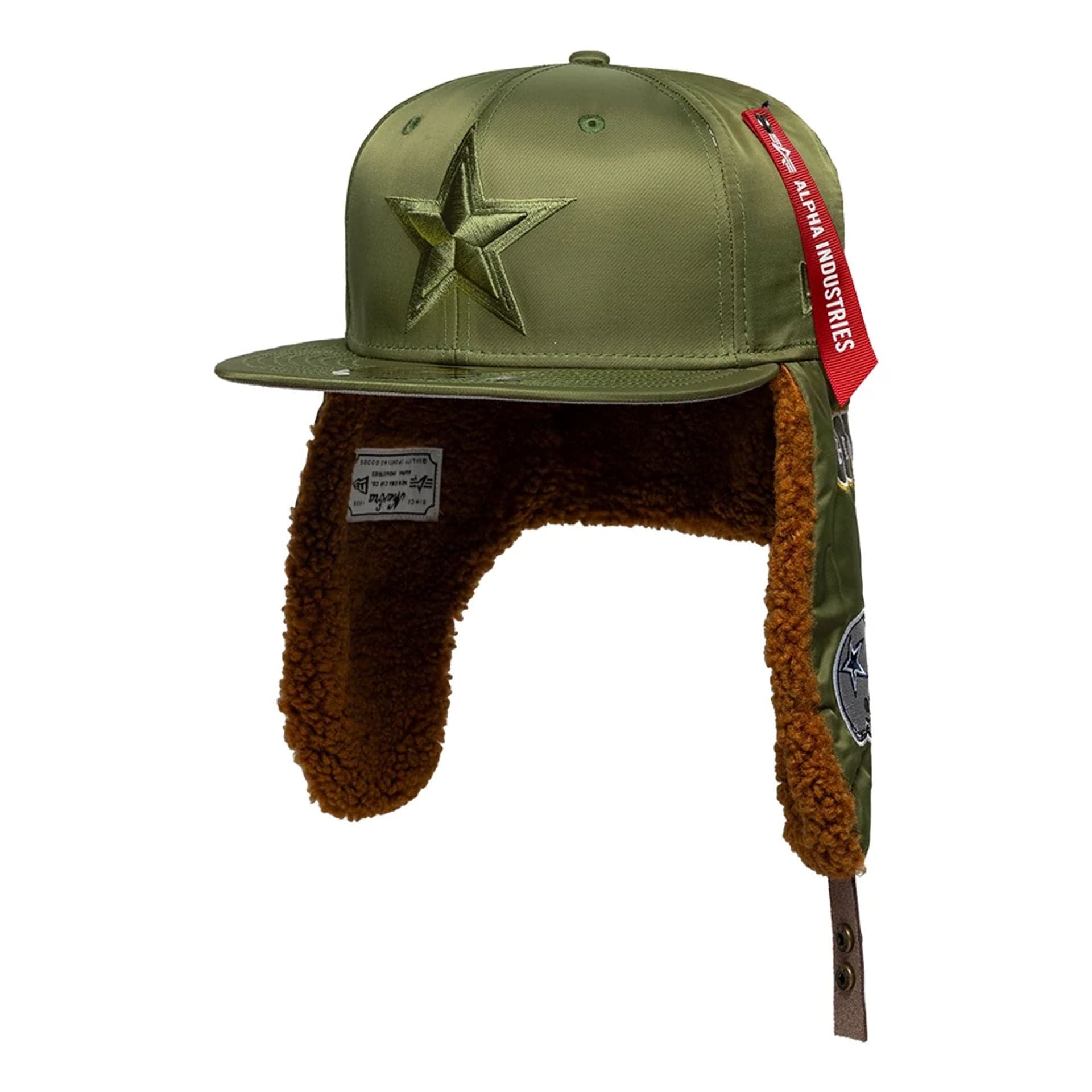 This is a Dallas Cowboys NFL x Alpha Green Dogear 59FIFTY Fitted Cap 8