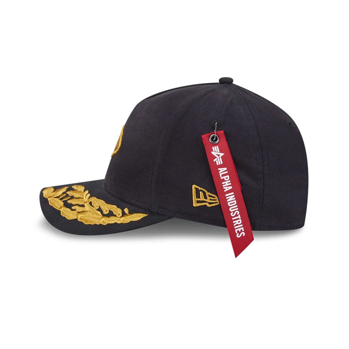 This is a Kansas City Chiefs NFL x Alpha Black 9FORTY M-Crown A-Frame Adjustable Cap 5