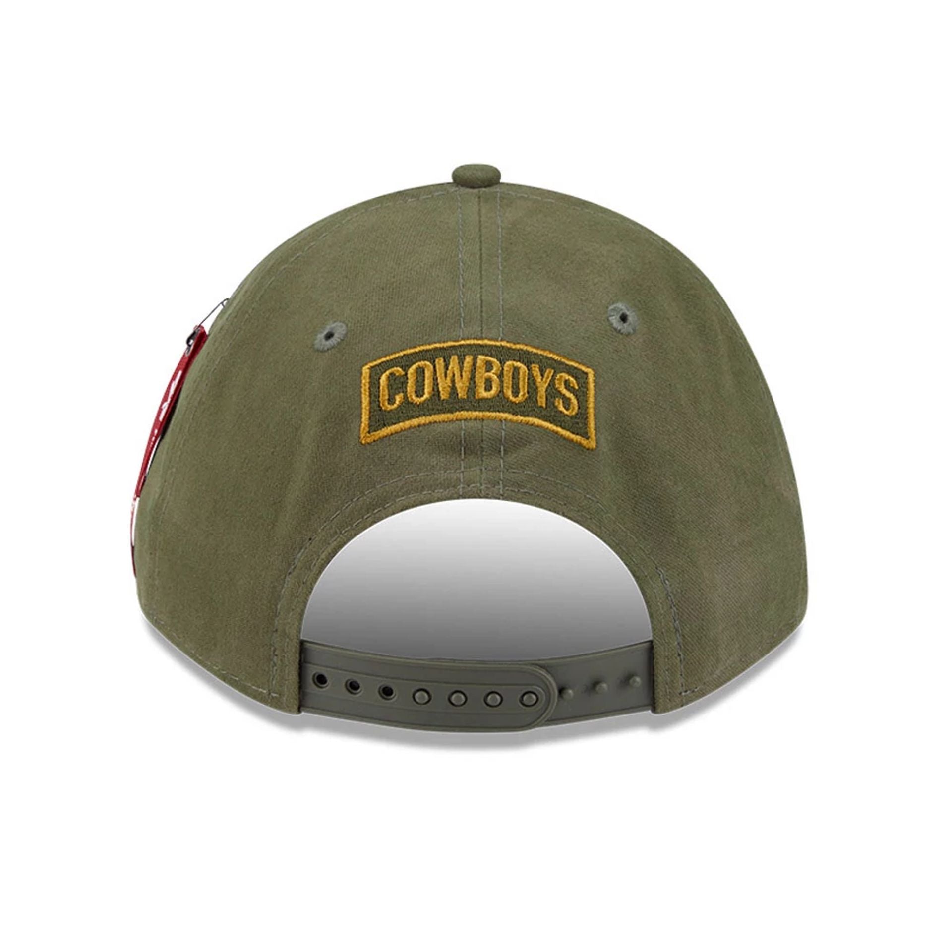 This is a Dallas Cowboys NFL x Alpha Dark Green 9FORTY M-Crown A-Frame Adjustable Cap 7