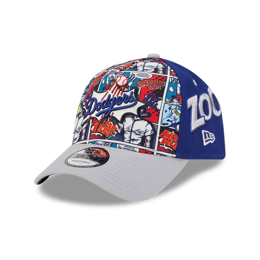 This is a LA Dodgers 2025 MLB Diamond Hero Edition Dark Blue 9FORTY A-Frame Adjustable Cap 1