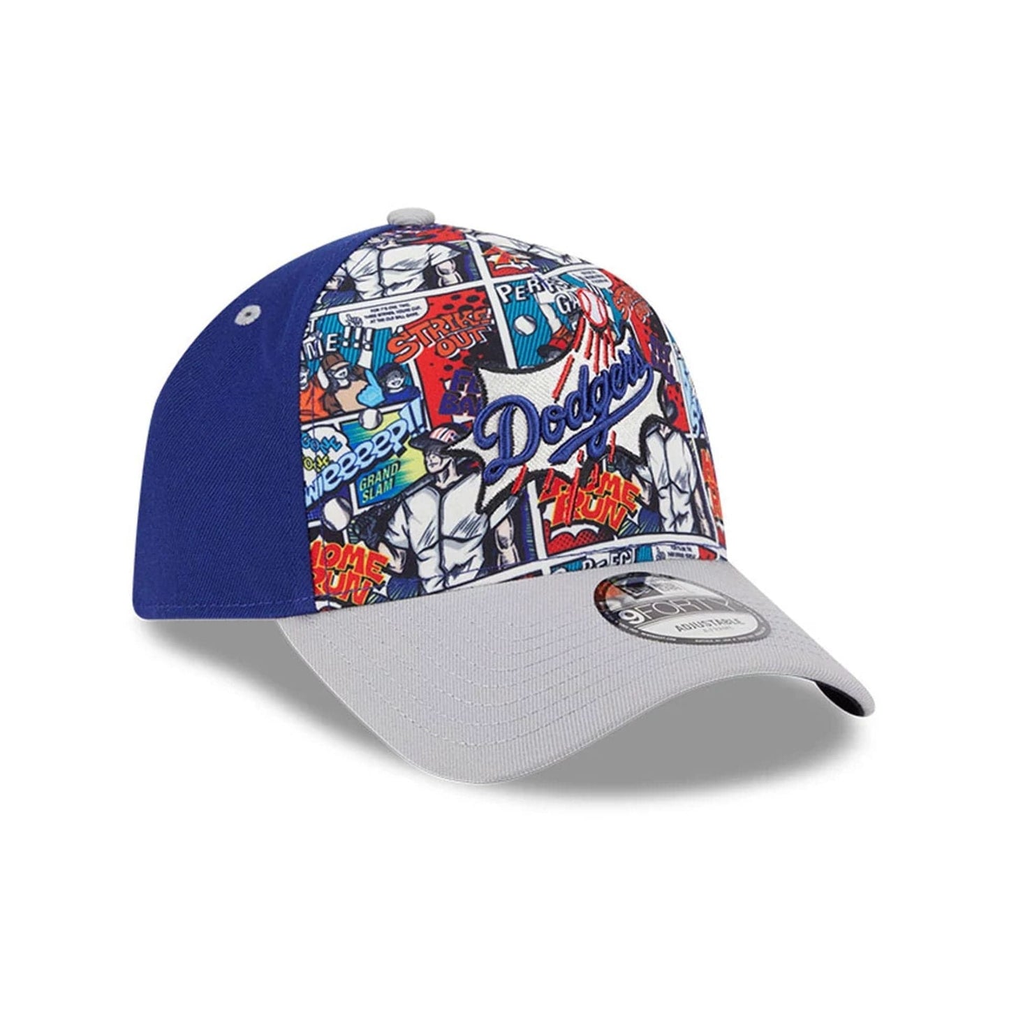 This is a LA Dodgers 2025 MLB Diamond Hero Edition Dark Blue 9FORTY A-Frame Adjustable Cap 4