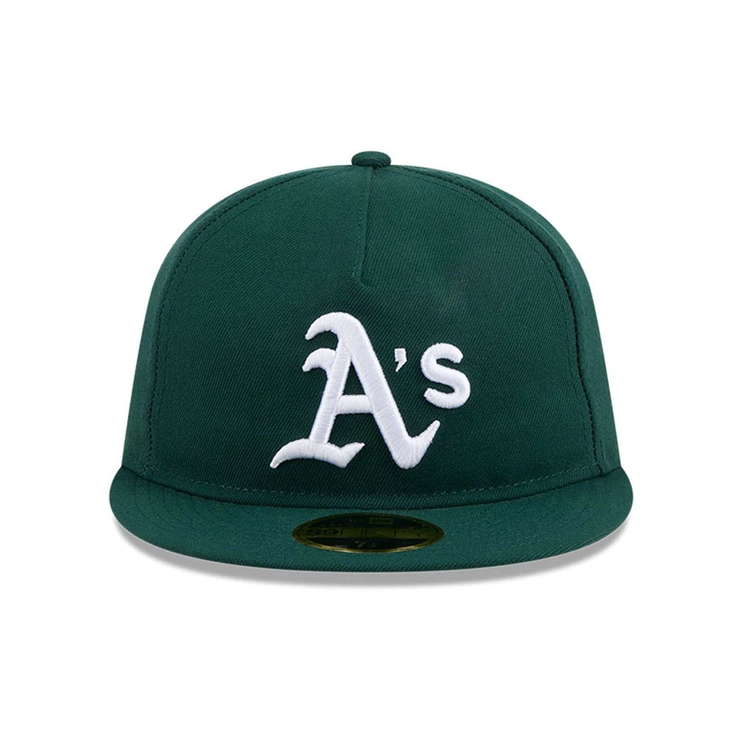 This is a Oakland Athletics MLB Easy Dark Green Retro Crown 59FIFTY Fitted Cap 3