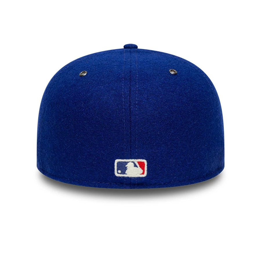 This is a LA Dodgers MLB Wool Dark Blue Retro Crown 59FIFTY Fitted Cap 7