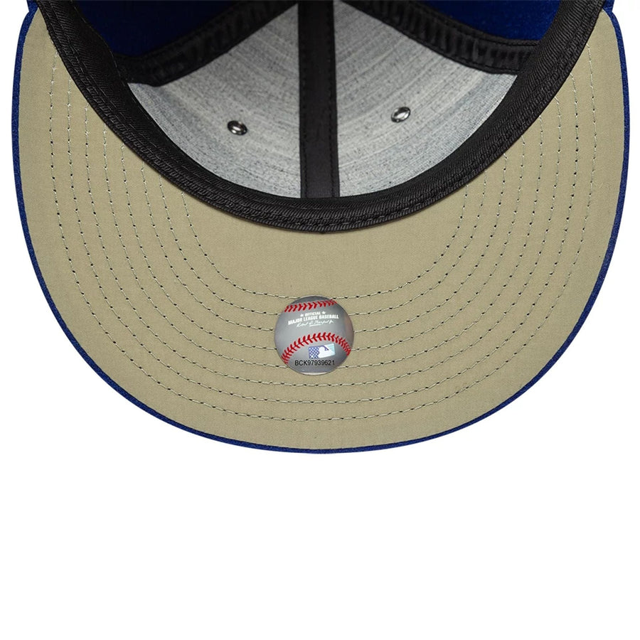 This is a LA Dodgers MLB Wool Dark Blue Retro Crown 59FIFTY Fitted Cap 2