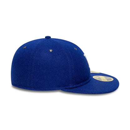 This is a LA Dodgers MLB Wool Dark Blue Retro Crown 59FIFTY Fitted Cap 6
